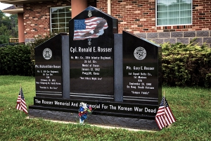 Rosser Memorial and Memorial for the Korean War Dead