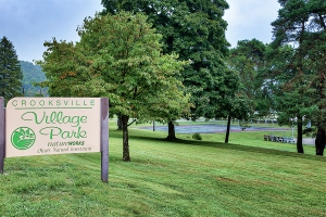 Village Park Trees and Tennis Courts